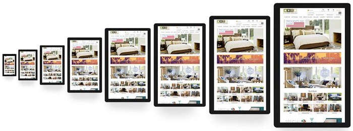 retail tablet android in varied sizes